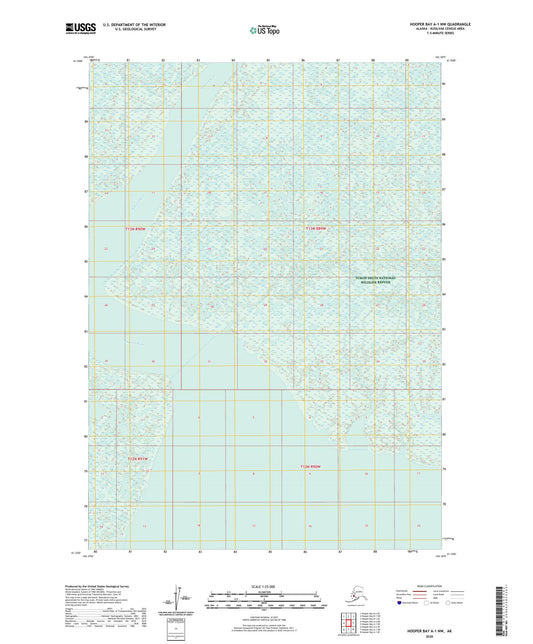 Hooper Bay A-1 NW Alaska US Topo Map Image