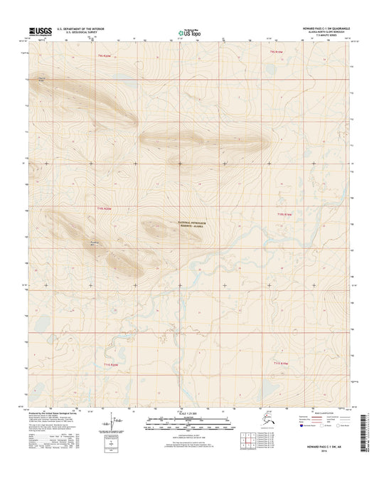 Howard Pass C-1 SW Alaska US Topo Map Image