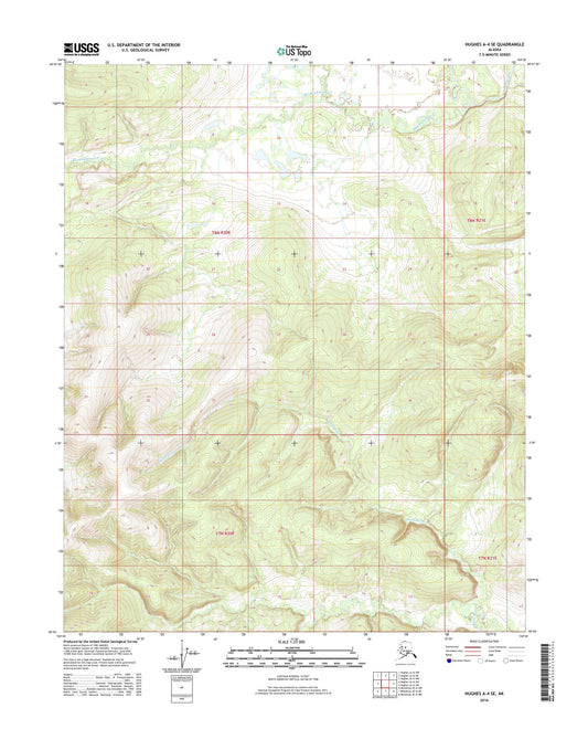 Hughes A-4 SE Alaska US Topo Map Image