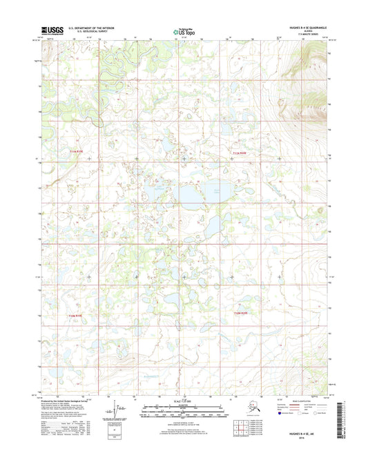 Hughes B-4 SE Alaska US Topo Map Image