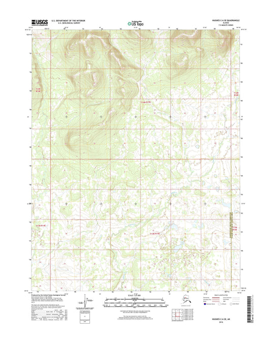 Hughes C-6 SE Alaska US Topo Map Image