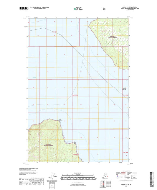 Juneau B-6 SE Alaska US Topo Map Image