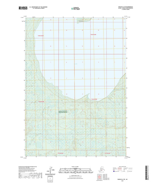 Karluk A-2 SE Alaska US Topo Map Image
