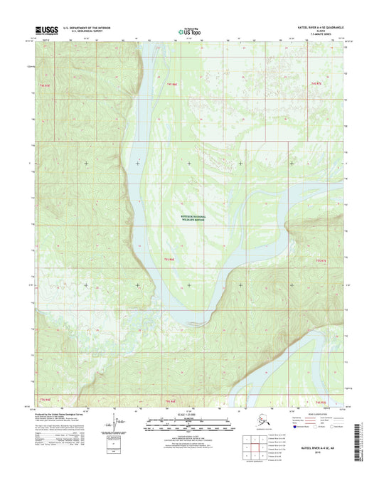 Kateel River A-4 SE Alaska US Topo Map Image