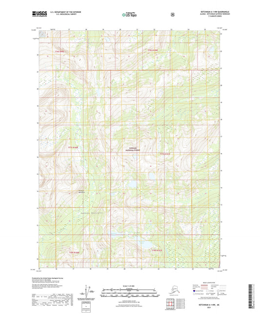 Ketchikan A-1 NW Alaska US Topo Map Image