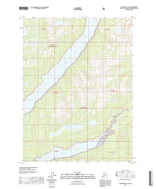Ketchikan A-2 NW Alaska US Topo Map Image