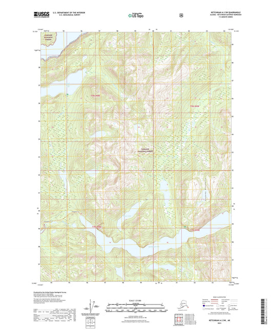 Ketchikan A-2 SW Alaska US Topo Map Image
