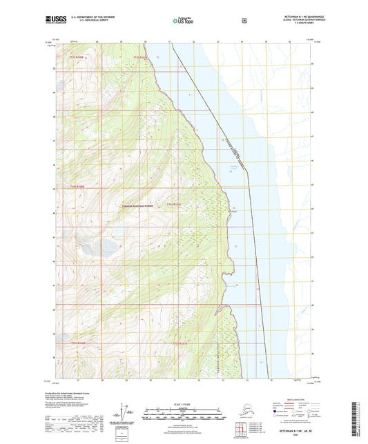 Ketchikan B-1 NE Alaska US Topo Map Image