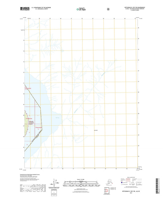 Ketchikan B-1 OE E SW Alaska US Topo Map Image