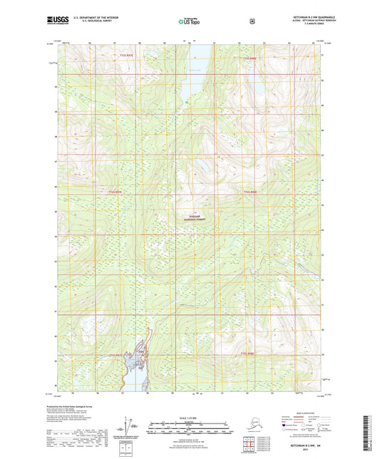 Ketchikan B-2 NW Alaska US Topo Map Image