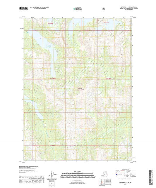 Ketchikan B-3 NE Alaska US Topo Map Image