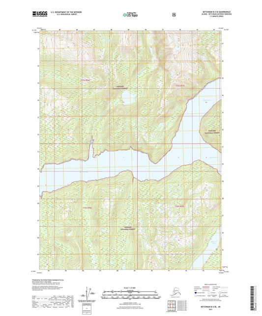 Ketchikan B-3 SE Alaska US Topo Map Image
