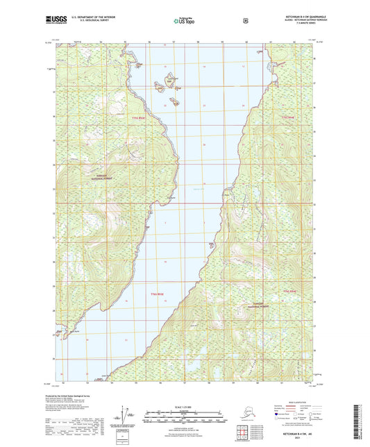 Ketchikan B-4 SW Alaska US Topo Map Image