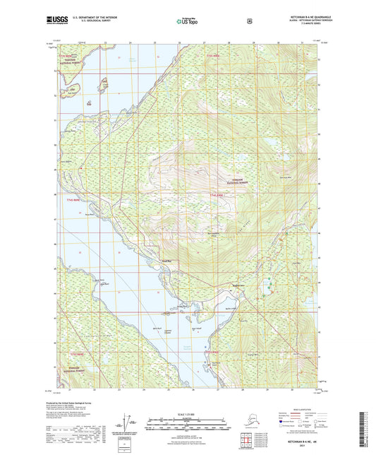 Ketchikan B-6 NE Alaska US Topo Map Image