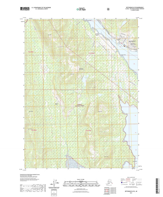 Ketchikan B-6 SE Alaska US Topo Map Image