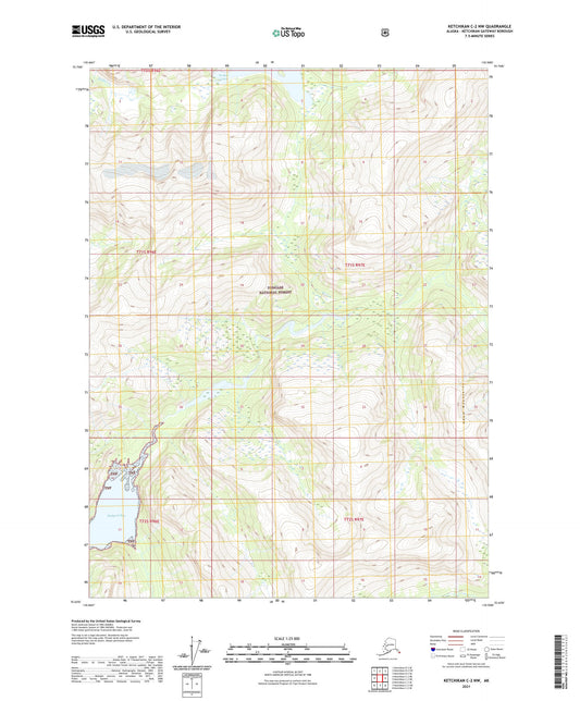 Ketchikan C-2 NW Alaska US Topo Map Image