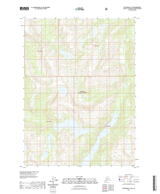 Ketchikan C-2 SW Alaska US Topo Map Image
