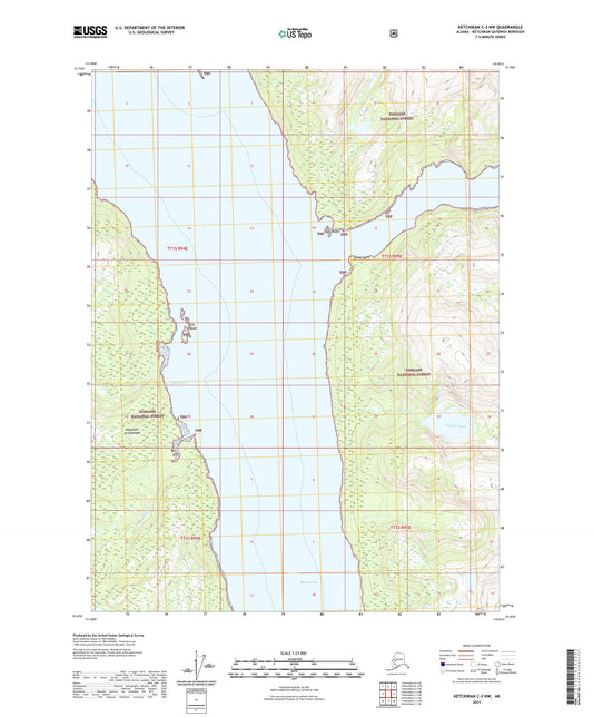 Ketchikan C-3 NW Alaska US Topo Map Image