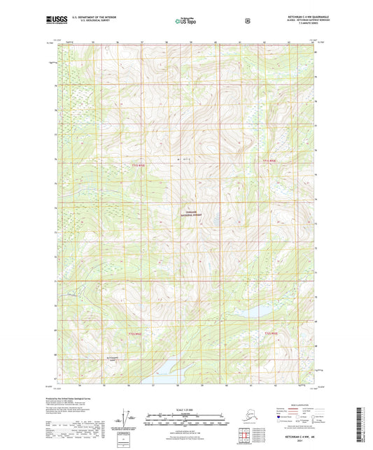 Ketchikan C-4 NW Alaska US Topo Map Image