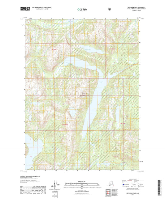 Ketchikan C-4 SE Alaska US Topo Map Image