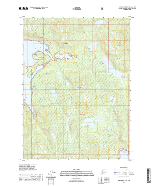 Ketchikan C-5 SW Alaska US Topo Map Image