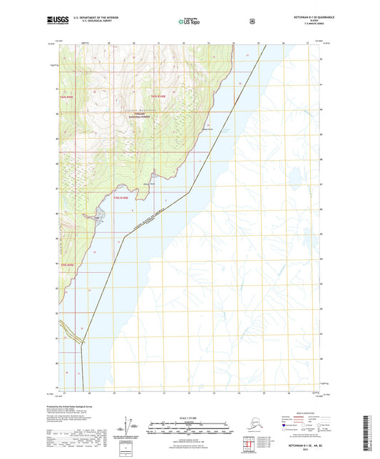 Ketchikan D-1 SE Alaska US Topo Map Image