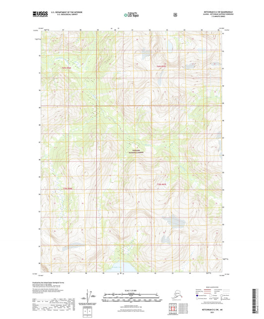 Ketchikan D-2 SW Alaska US Topo Map Image