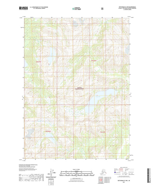 Ketchikan D-3 NW Alaska US Topo Map Image