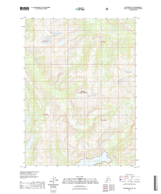 Ketchikan D-3 SE Alaska US Topo Map Image