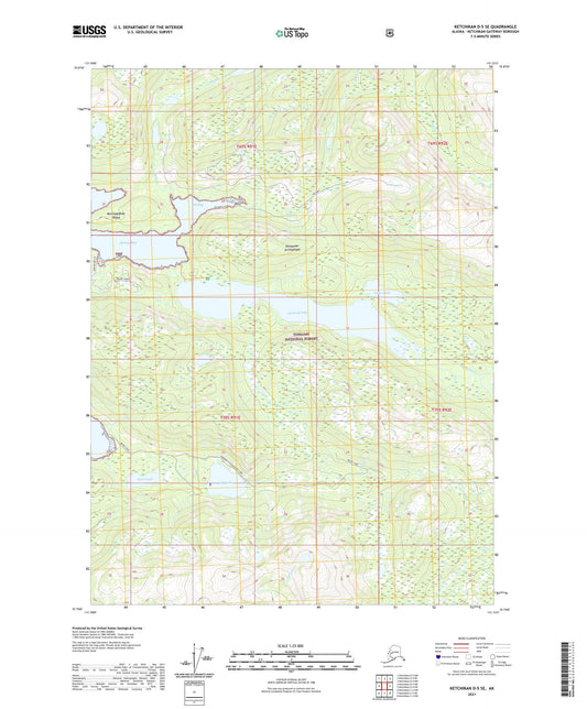 Ketchikan D-5 SE Alaska US Topo Map Image