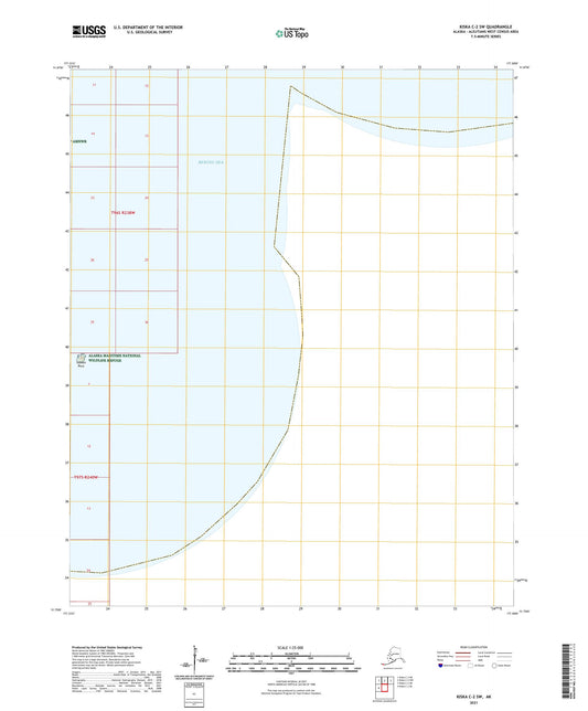 Kiska C-2 SW Alaska US Topo Map Image