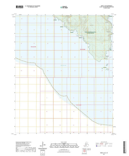 Kiska C-3 SE Alaska US Topo Map Image