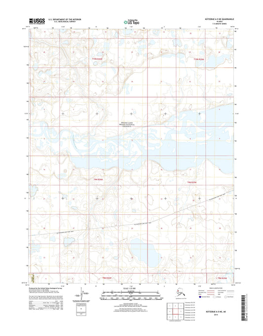 Kotzebue A-5 NE Alaska US Topo Map Image