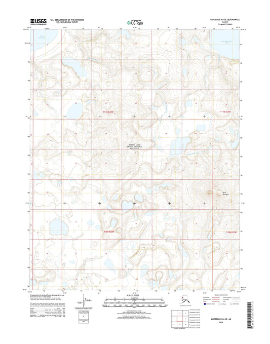 Kotzebue B-6 SE Alaska US Topo Map Image