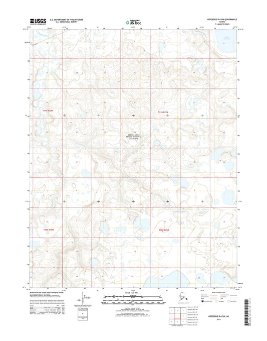 Kotzebue B-6 SW Alaska US Topo Map Image