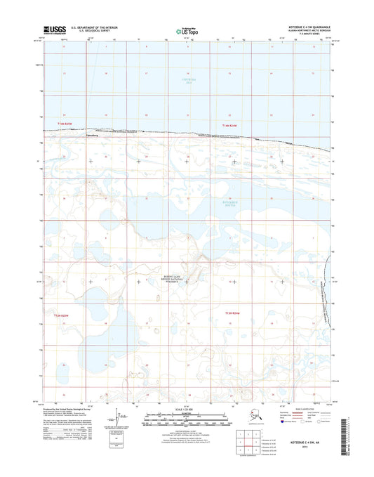 Kotzebue C-4 SW Alaska US Topo Map Image