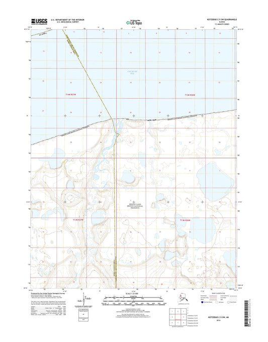 Kotzebue C-5 SW Alaska US Topo Map Image