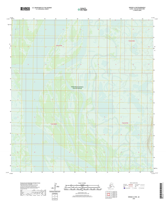 Kwiguk A-4 NW Alaska US Topo Map Image