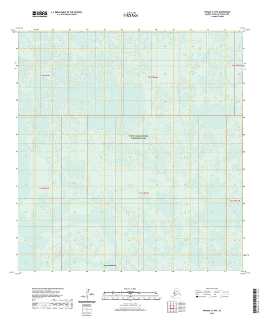 Kwiguk A-6 NW Alaska US Topo Map Image