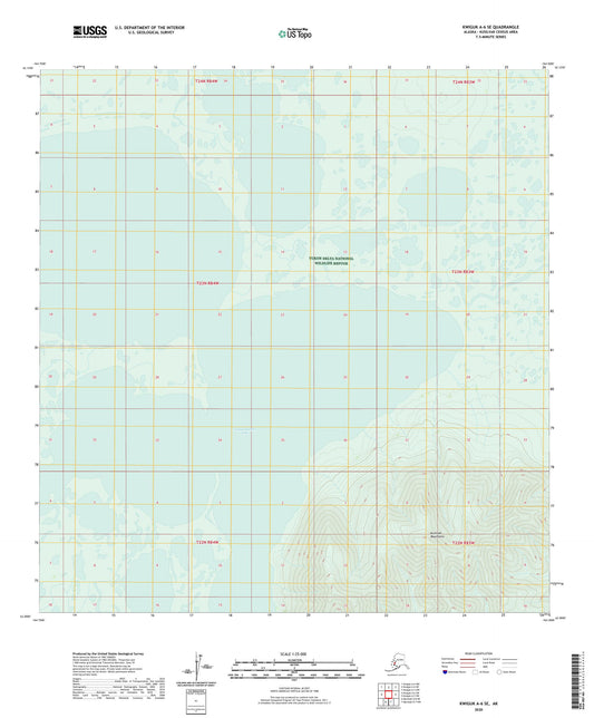 Kwiguk A-6 SE Alaska US Topo Map Image