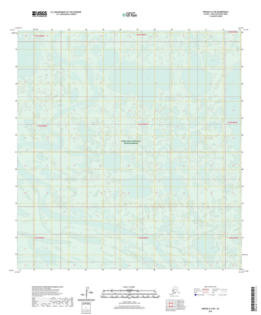 Kwiguk A-6 SW Alaska US Topo Map Image