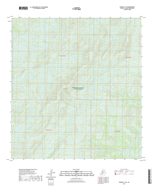 Kwiguk C-1 SW Alaska US Topo Map Image