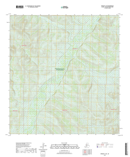 Kwiguk C-2 SE Alaska US Topo Map Image