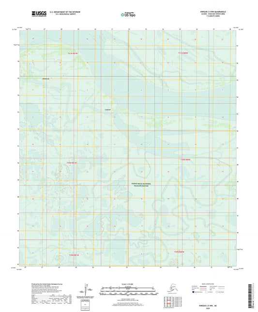 Kwiguk C-5 NW Alaska US Topo Map Image