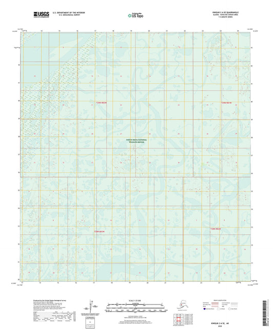 Kwiguk C-6 SE Alaska US Topo Map Image