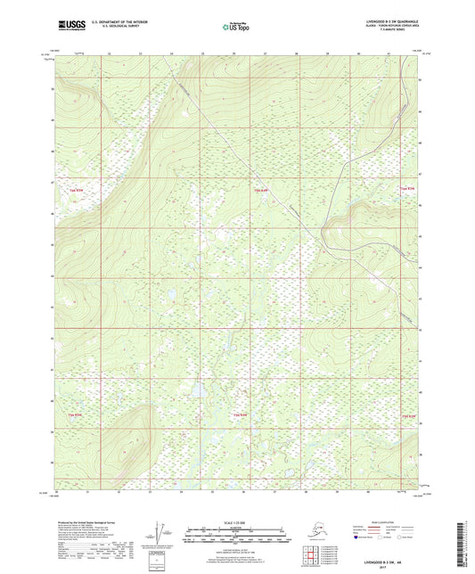 Livengood B-3 SW Alaska US Topo Map Image