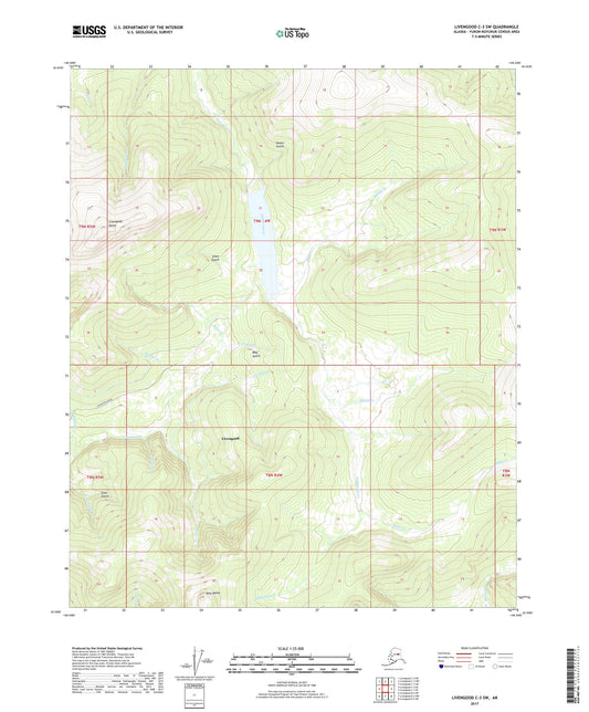 Livengood C-3 SW Alaska US Topo Map Image