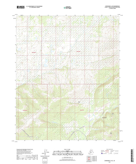 Livengood C-4 SE Alaska US Topo Map Image