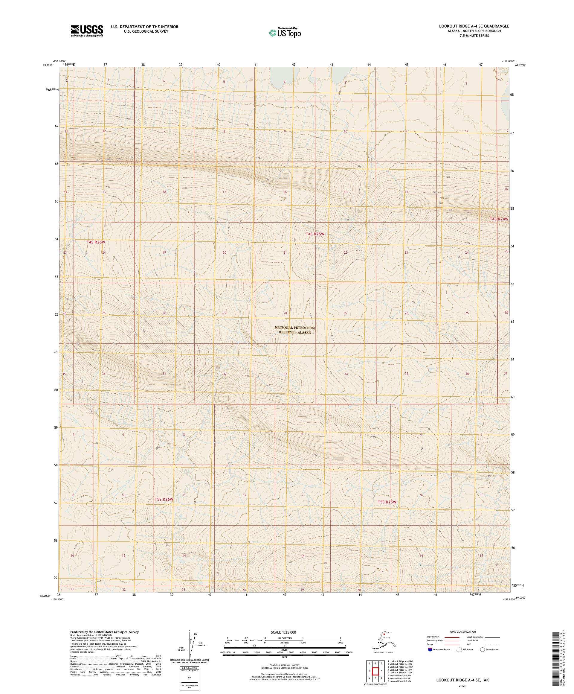 Lookout Ridge A-4 SE Alaska US Topo Map – MyTopo Map Store