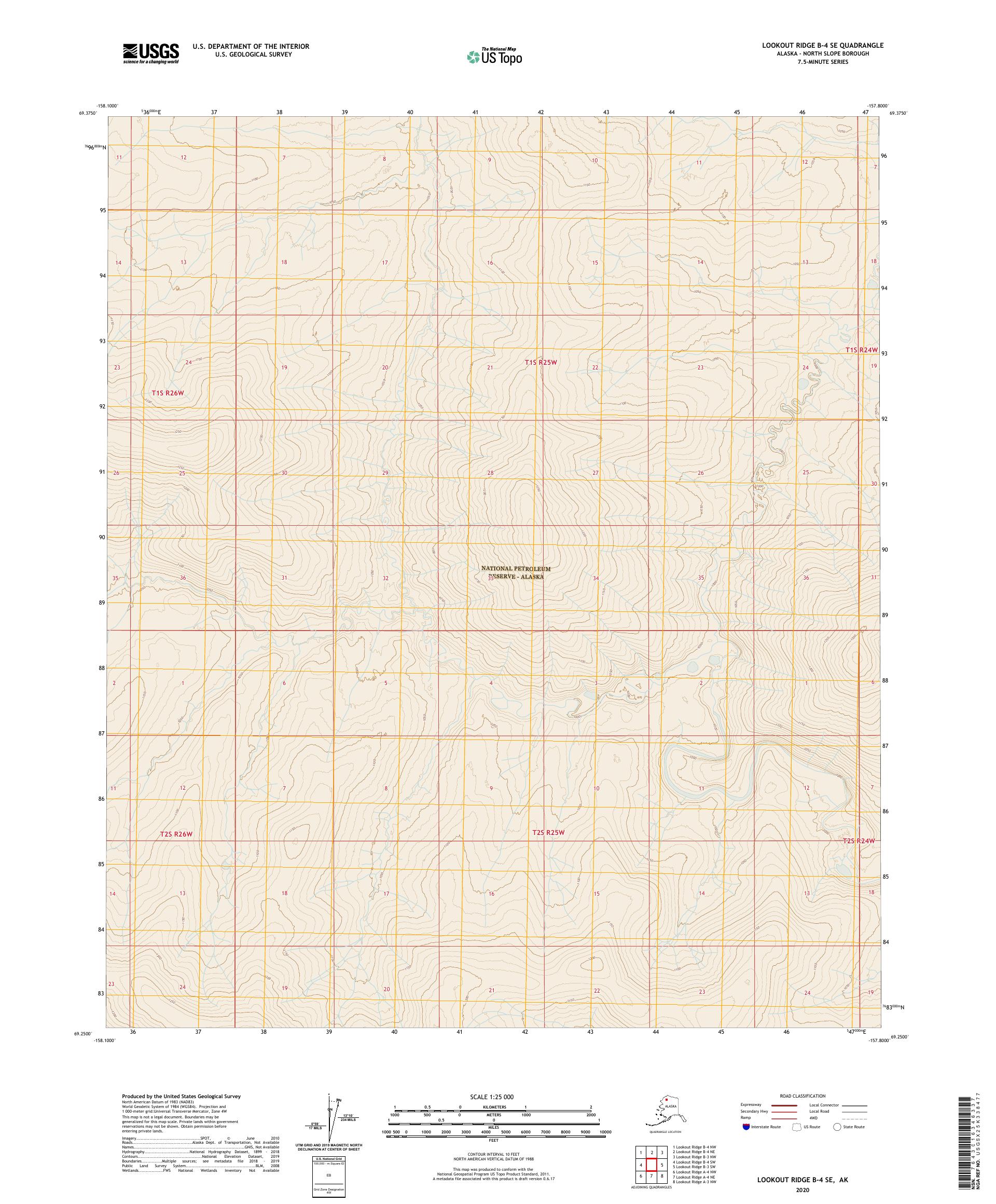 Lookout Ridge B-4 SE Alaska US Topo Map – MyTopo Map Store